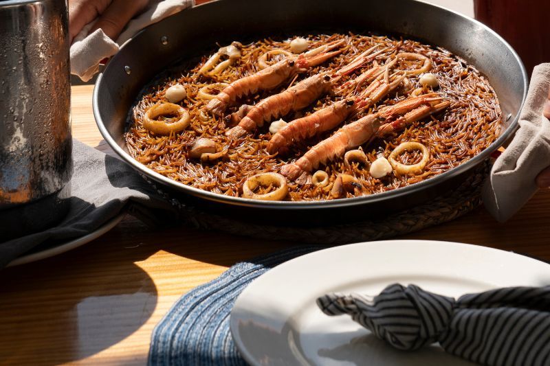 Detalles de las paellas Detalles de las paellas